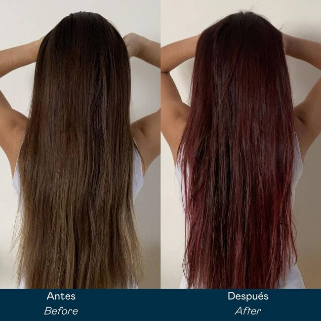 Mascarilla Color Cobre Power Color Valquer 275ml - Tinte Sin Amoniaco Profesional Tono Cobrizo