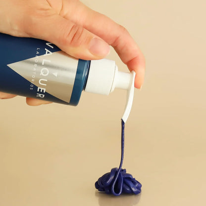 Mascarilla Capilar Silver Platinum Valquer 275ml - Matizador Antiamarilos Profesional Cabellos Blancos