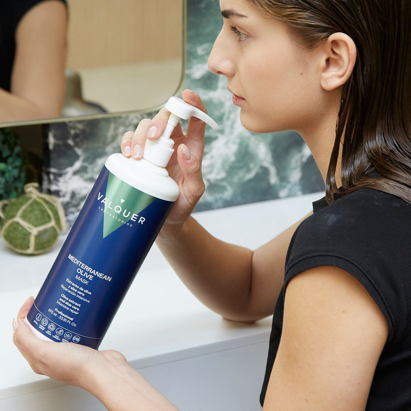 Mascarilla capilar de Oliva - Reparadora e Intensiva