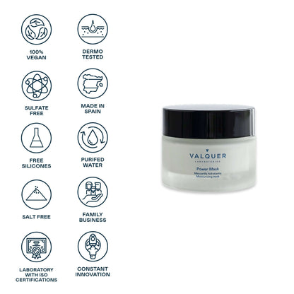 Mascarilla Facial Hidratante 50ml Ácido Hialurónico | Valquer