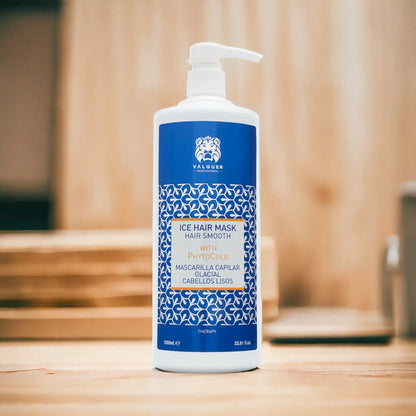 Pack Cabellos Lisos Valquer - Champú y Mascarilla Glacial 1975ml - Alisado Perfecto