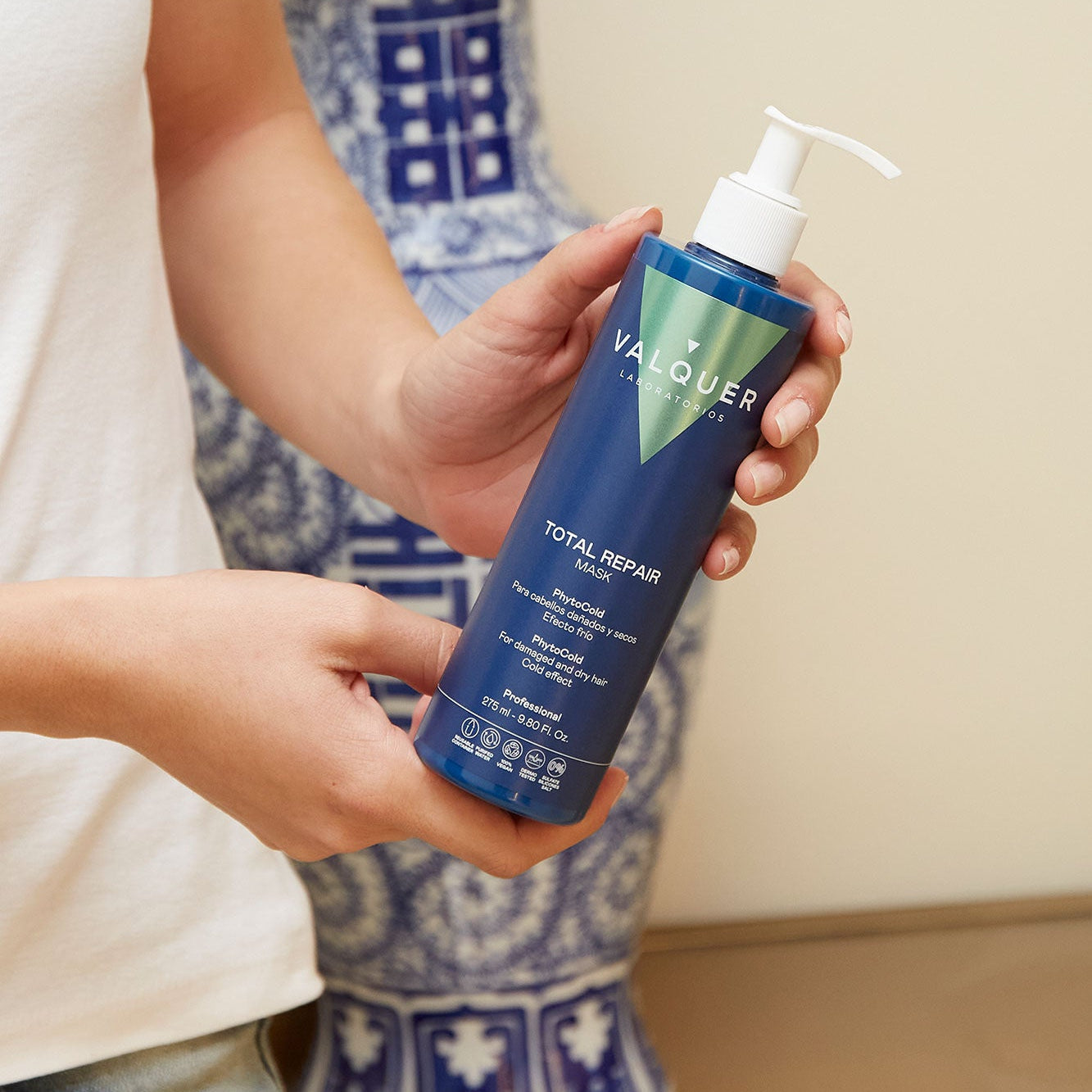 Mascarilla cabello Dañado - Reparadora efecto frío