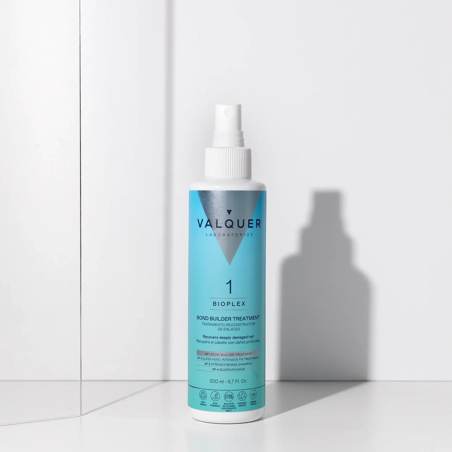 Pack Bioplex Valquer Nº1 y Nº2 - Tratamiento Reconstructor Capilar Profesional 400ml - Repara Cabello Dañado