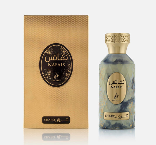 Nafais Sharq 100ml Khadlaj Perfume for Women - Pear Gardenia Amber Eau De Parfum