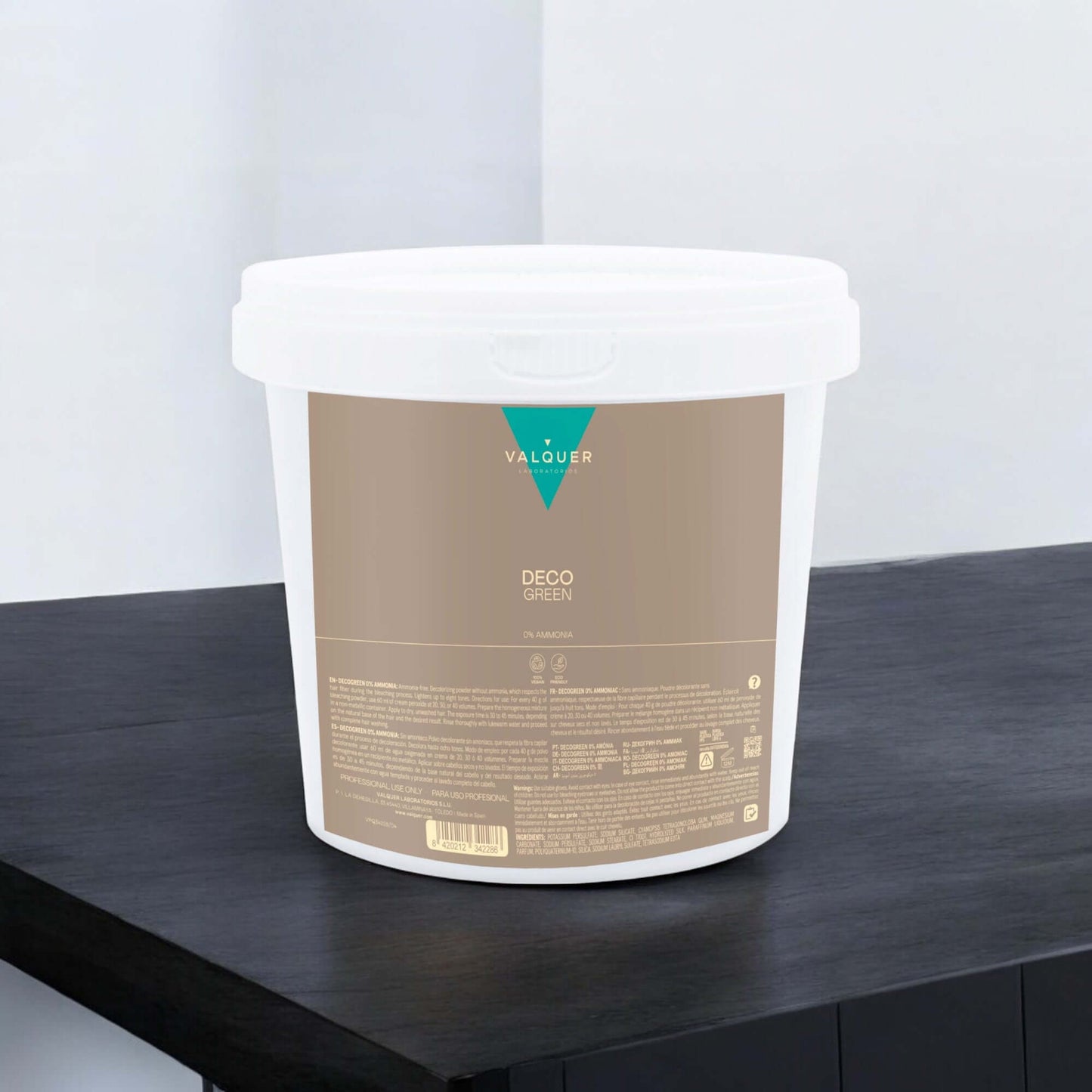 Decolorante Sin Amoniaco 1kg - Polvos Decogreen 0% | Valquer® Profesional