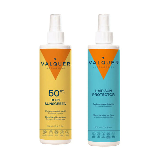 Pack Protector Solar SPF50 Corporal Capilar 600ml | Valquer