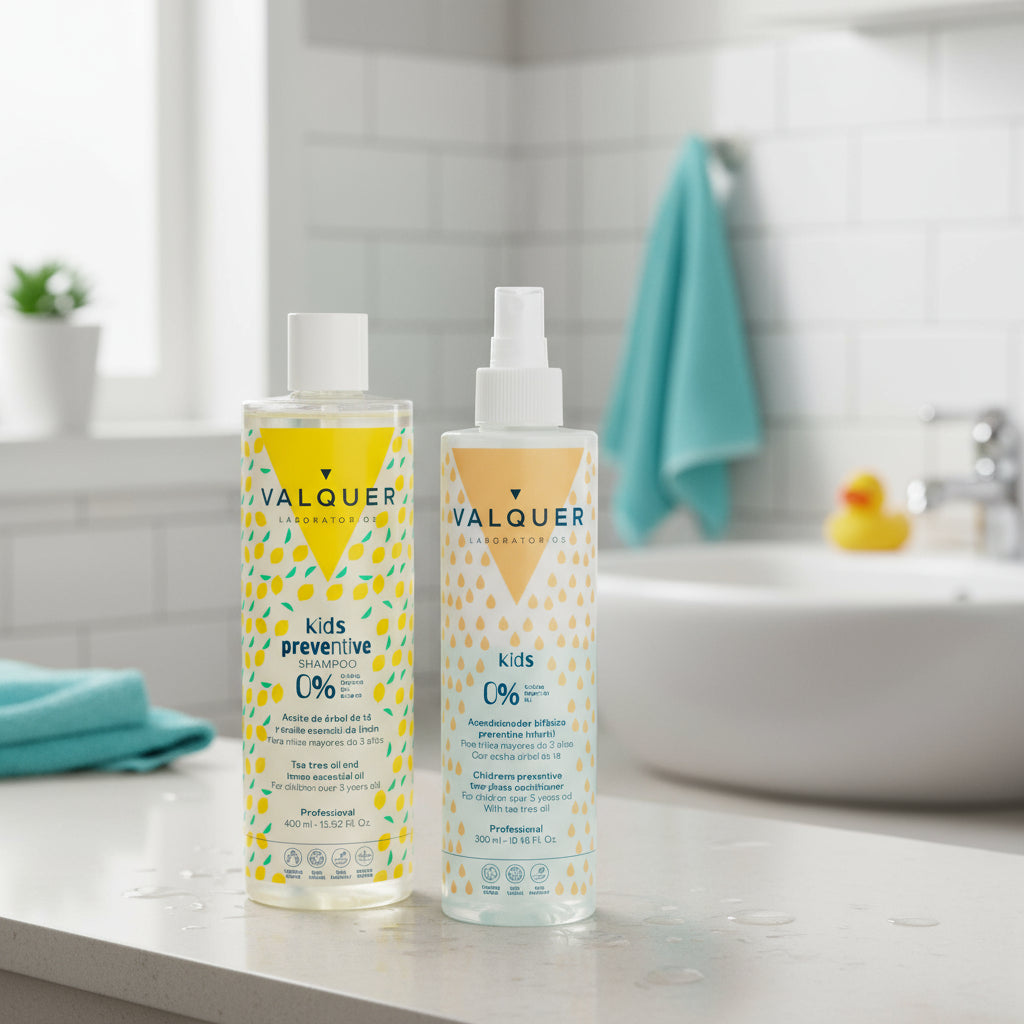 Pack champú y acondicionador bifásico preventivo infantil - 700 ml
