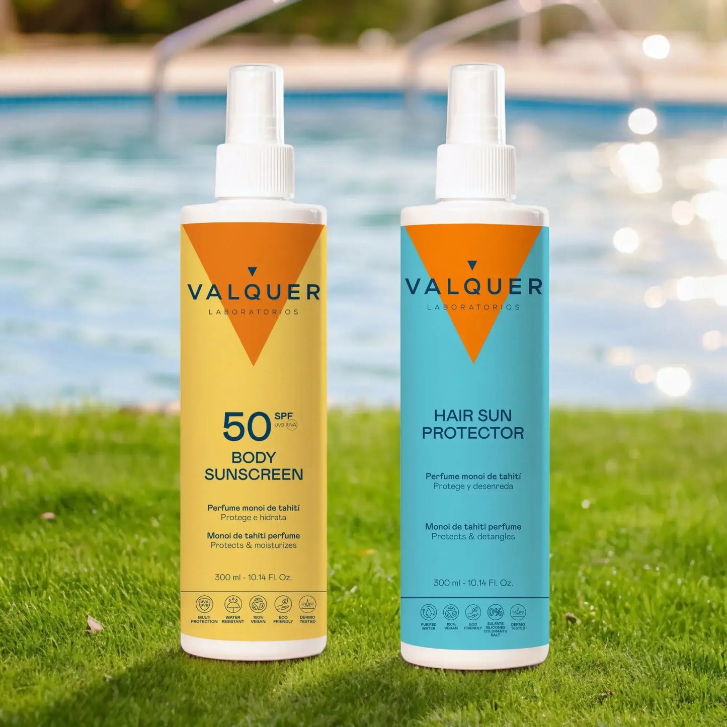 Pack Protector Solar SPF50 Corporal Capilar 600ml | Valquer