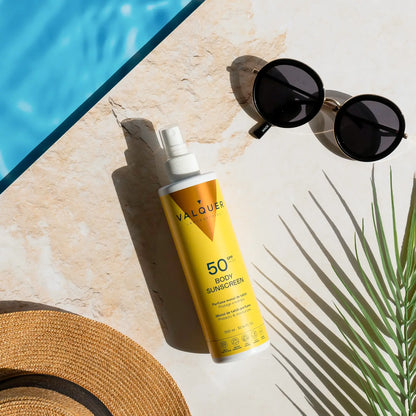 Protector Solar Corporal SPF 50 Valquer - 300ml | Alta Protección UVA/UVB Resistente al Agua