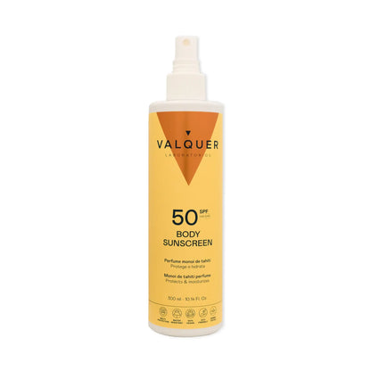 Protector Solar Corporal SPF 50 Valquer - 300ml | Alta Protección UVA/UVB Resistente al Agua