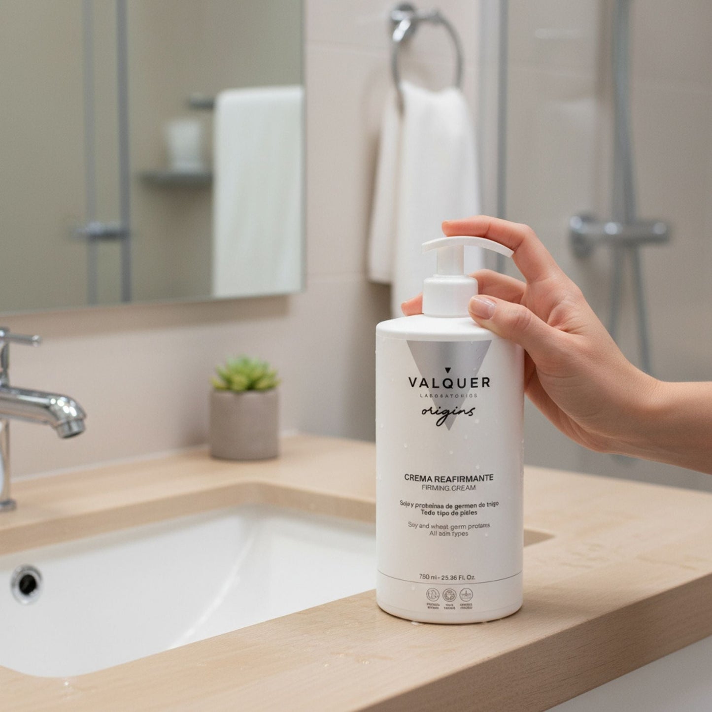 Crema Corporal Reafirmante con Soja y Proteínas de Germen de Trigo