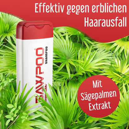 Sawpoo Champú de Nutrición y Grosor con Saw Palmetto y Biotina (300 ml)