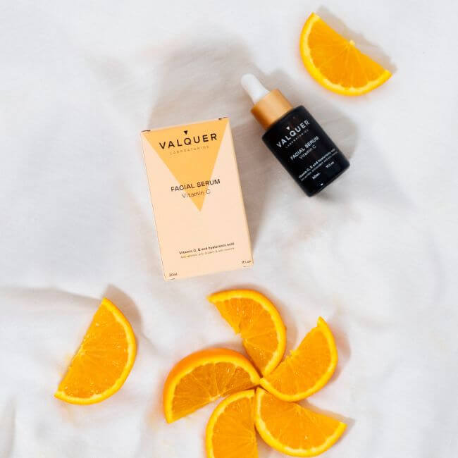 Pack Facial Vitamina C Ácido Hialurónico Serum Ampollas | Valquer
