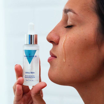 Sérum Facial Hidratante Valquer - Ácido Hialurónico y Vitamina E 30ml Antiedad