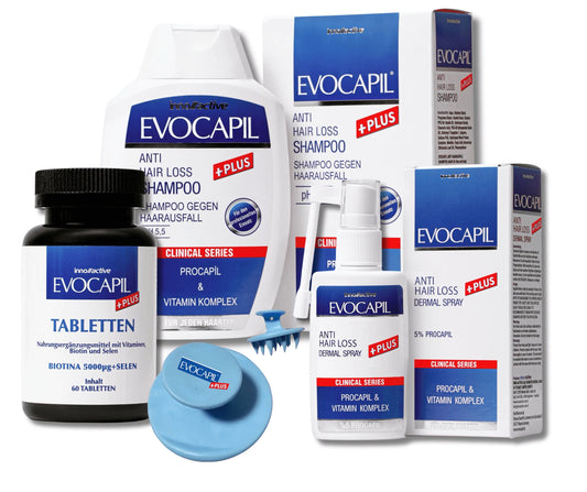 Set Evocapil Plus Cuidado Intensivo Capilar (Champú + Loción + Complejo Nutritivo)