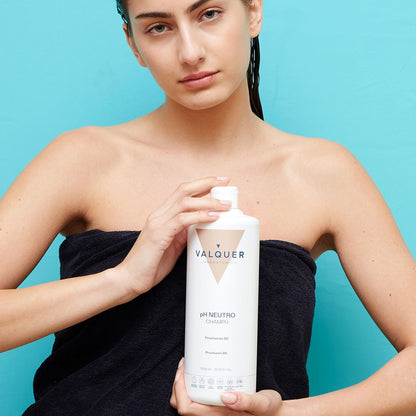 Champú pH Neutro 1L - 99% Ingredientes Naturales Panthenol | Valquer®