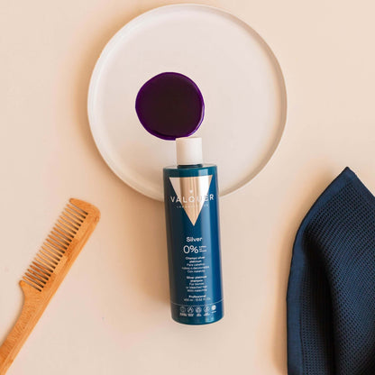 Champú Matizador Silver Platinum 300ml - 0% Sin Sulfatos | Valquer® Canas Rubios