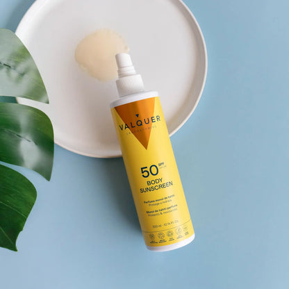 Protector Solar Corporal SPF 50 Valquer - 300ml | Alta Protección UVA/UVB Resistente al Agua