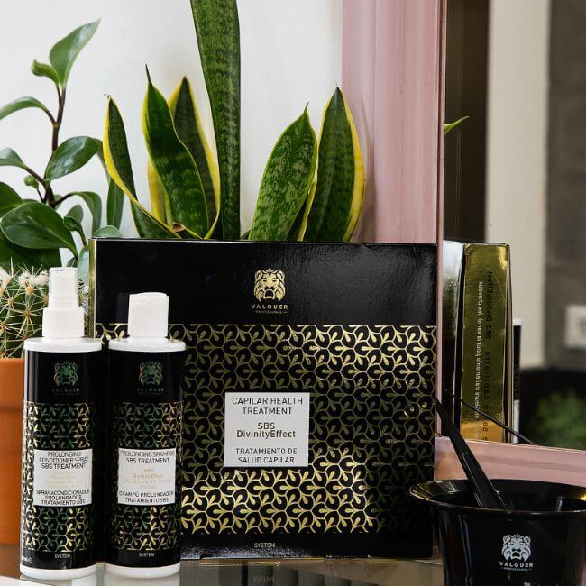 Pack Tratamiento Capilar SBS Divinity Effect + Champú Preparador Valquer - Kit Profesional Salud Capilar