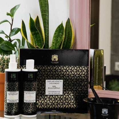 Pack Tratamiento Capilar SBS Divinity Effect + Champú Preparador Valquer - Kit Profesional Salud Capilar
