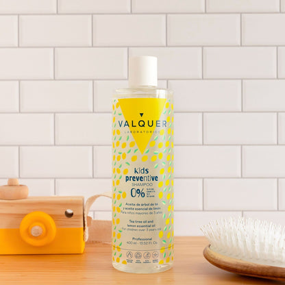 Champú Preventivo Infantil 400ml - Árbol de Té Limón | Valquer® Niños