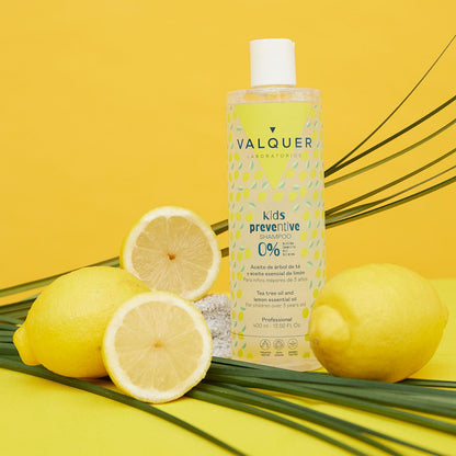 Champú Preventivo Infantil 400ml - Árbol de Té Limón | Valquer® Niños