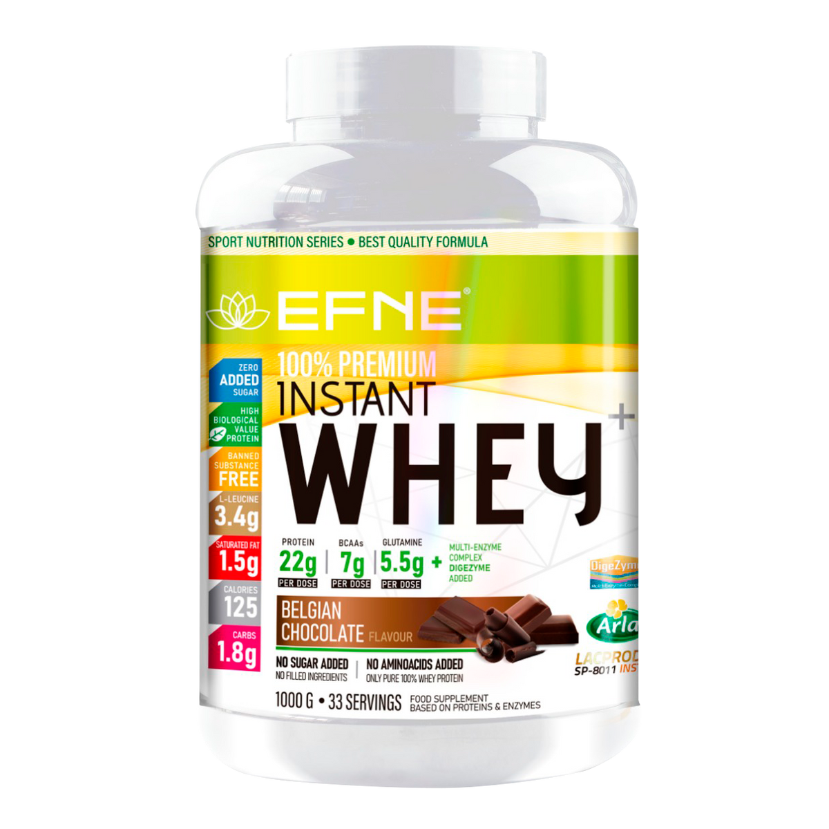 Proteína Whey Vainilla EFNE – Suave, ligera y efectiva