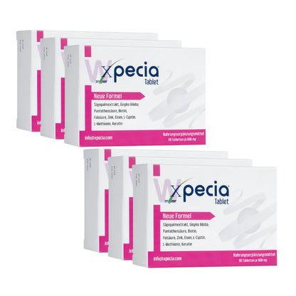 Xpecia Mujer – Complemento alimenticio con vitaminas, minerales y extractos vegetales para el cuidado del cabello