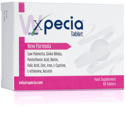 Xpecia Mujer – Complemento alimenticio con vitaminas, minerales y extractos vegetales para el cuidado del cabello